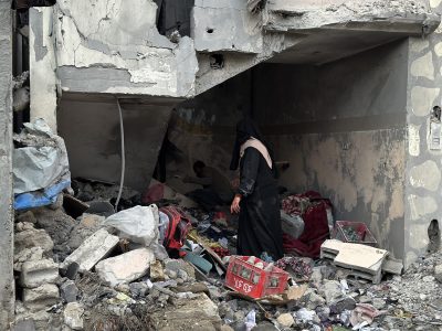 KHAN YUNIS, GAZA - 18. MART: Srušeni palestinski domovi u izbjegličkom kampu Nuseirat, u Pojasu Gaze, nakon što je Izrael prekinuo primirje. U napadima je ubijeno i nestalo više od 322 osoba, uključujući djecu


  ( Doaa Albaz - Anadolu Agency )